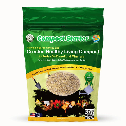 Hawaiian Bokashi Compost Starter with 34 Naturally Occurring Minerals
