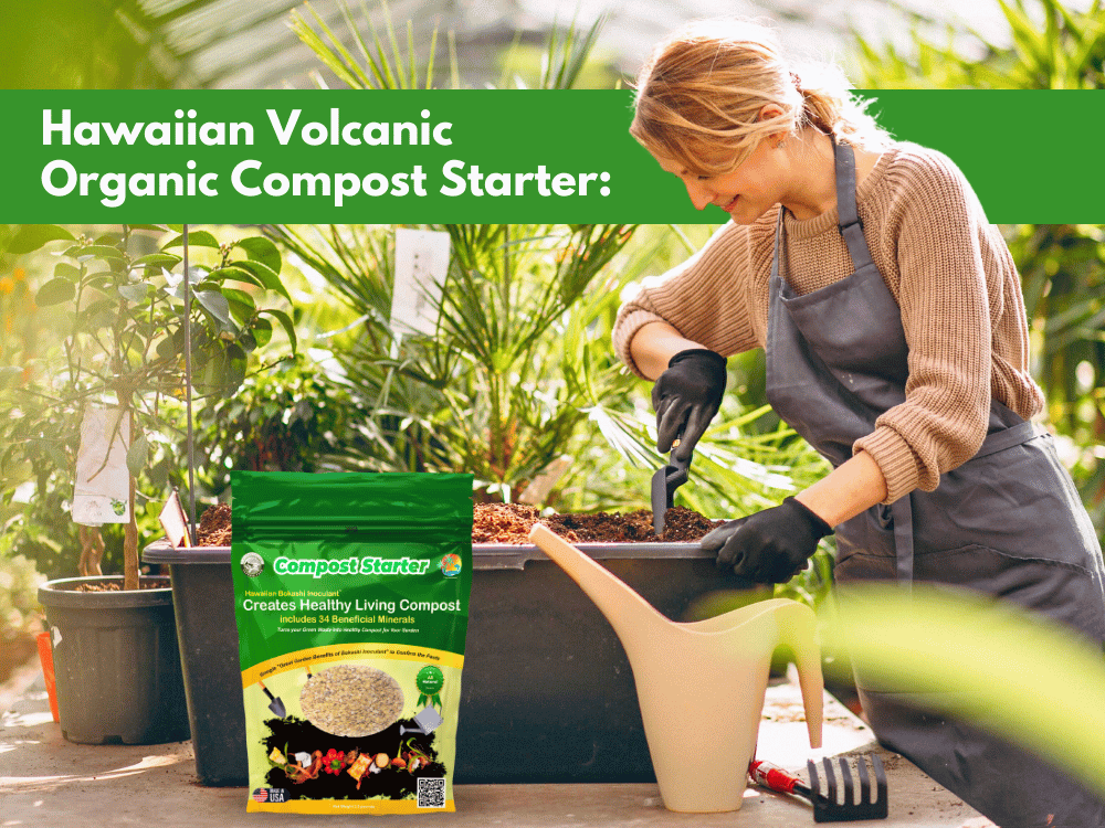 Hawaiian Volcanic Organic Compost Starter